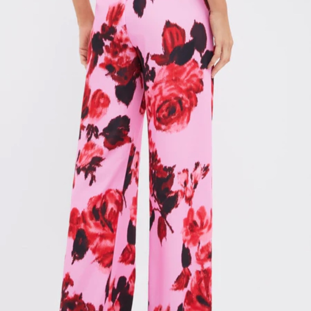 Floral Pink Women's Pants